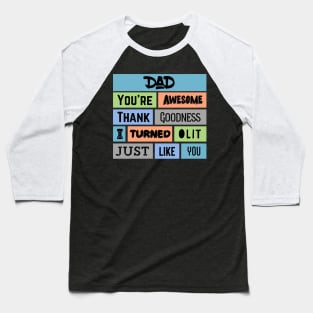 Dad You’re awesome - Father’s Day Baseball T-Shirt